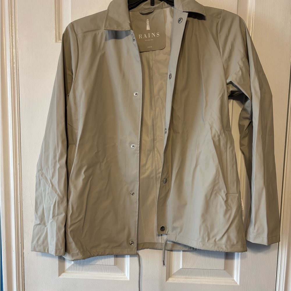 Rains Tan Lightweight Raincoat
